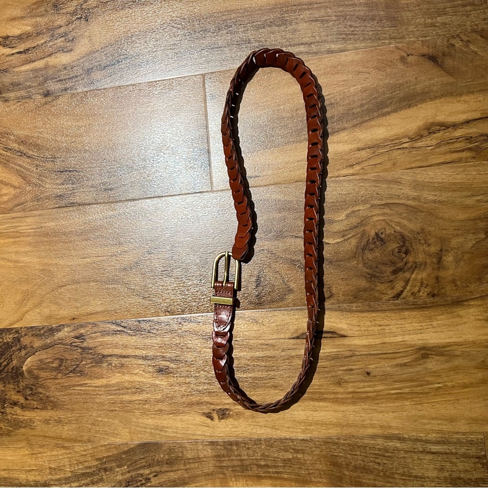 Frame leather belt
